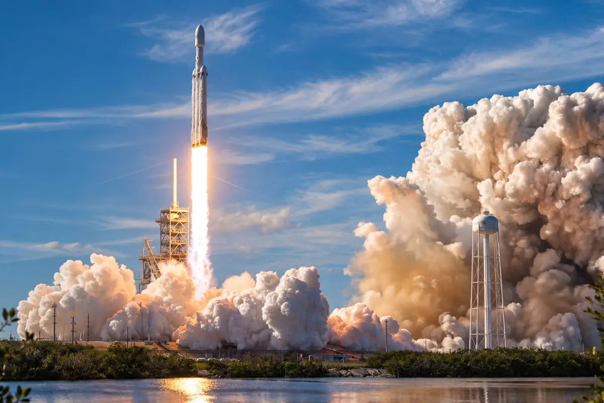 Lanzamiento espacial en Kennedy Space Center
